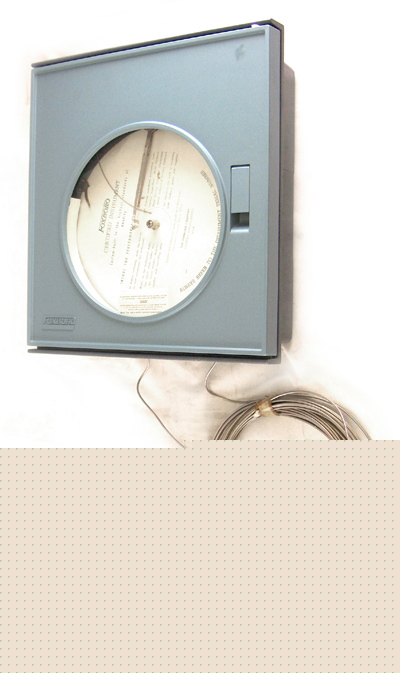 Foxboro 40P series circular chart temperature recorder