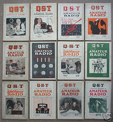 Full year 1925 qst arrl amateur ham radio magazine