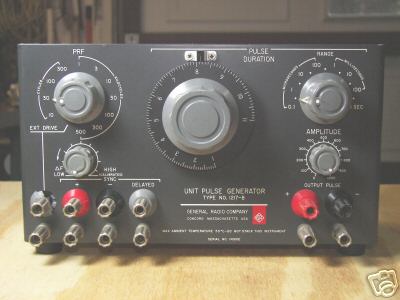 General radio, genrad, gr, 1217-b unit pulse generator
