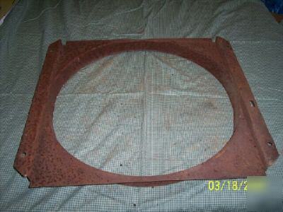 Ihc farmall mccormick f-20 radiator fan shroud 