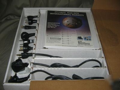 Interpower designer's kit of international cordsets