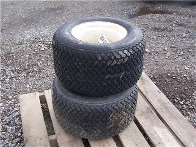 Like new 24X13.00-12 tires and wheels compact tractors