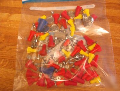 Lot of wire nuts, self-tapping screws and other misc.