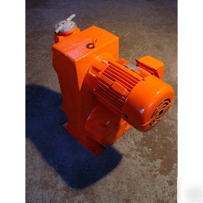 Louis allis variable drive motor gearbox reeves 7.5 hp