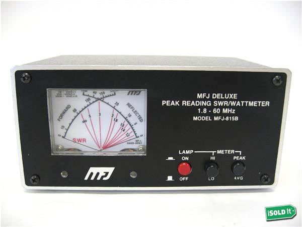 Mfj deluxe 6 meter swr wattmeter mfj-815B