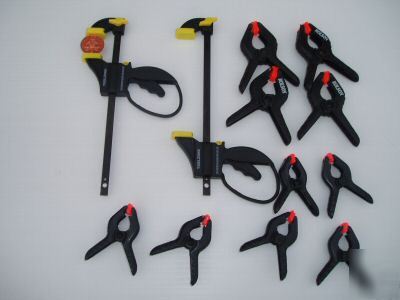 Mini clamping kit (tools /spring clamp/ clamps 12 piece