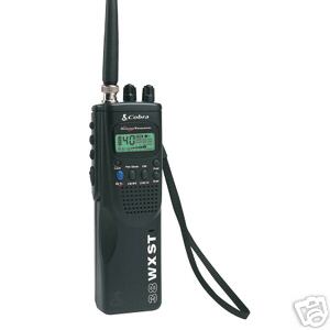 New cobra hh 38 wx st cb radio with weather stations 