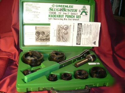 New greenlee 7238SB slug-buster knockout set