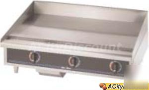 New star max 36IN flat gas grill griddle w/thermostat