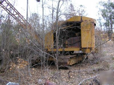 One bucyrus-erie crane, dragline,1953,D318 caterpillar 