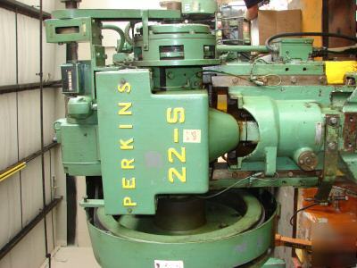 Perkins 22-s 22 ton punch press machine nice unit