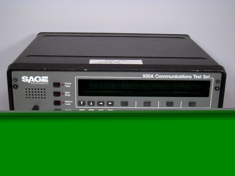 Sage 930A communications test set tims pots pcm DS1 T1