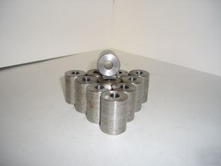 Steel bushings - smooth finish inside & outside