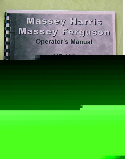 Mh/ferguson MF135 operator manual (mh-o-MF135)