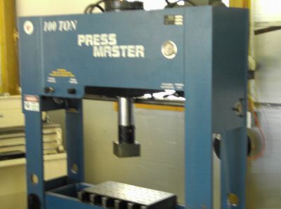 100 ton pressmaster h - frame hydraulic press 240 volt 