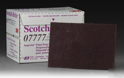 3M imperial paint prep scuff maroon 20/box 07777