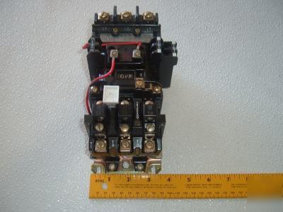 Allen bradley starter + contactor 595-a 509-bod 10 hp