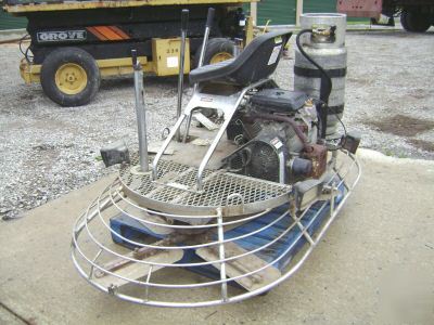 Bartel ride on 7' concrete power trowel honda ohio