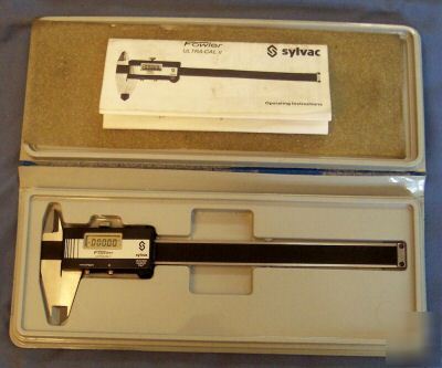 Caliper fowler ultra-cal ii sylvac swiss w/ instruction