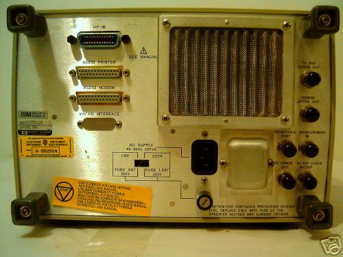 Hp / agilent 3784A digital transmission analyzer w OPT2