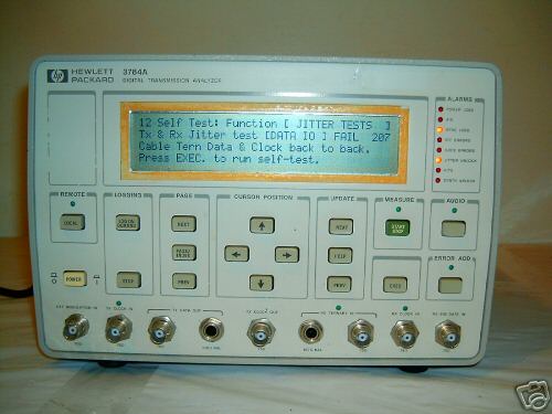 Hp / agilent 3784A digital transmission analyzer w OPT2