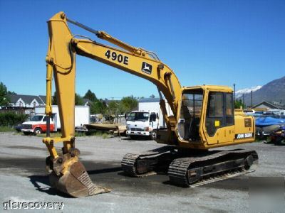 John deere 490E 120 series excavator good machine