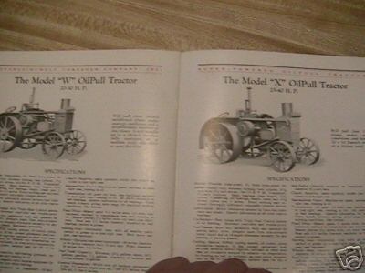 Rumely oil pull tractor book-1928 super powered