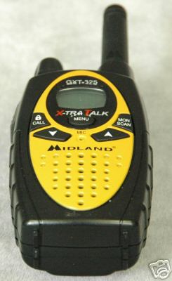 Midland x-tra talk two way radio gxt 325 ''used''