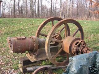 15HP reid oil field engine hit & miss stationary