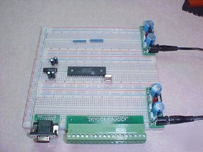 89C51RD 64K flash /isp 8051 solderless breadboard kit 