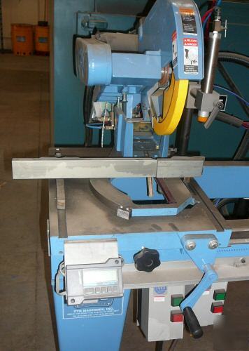 Ctd dual cut-off saw, model dm 200R, digital controls