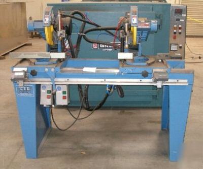 Ctd dual cut-off saw, model dm 200R, digital controls