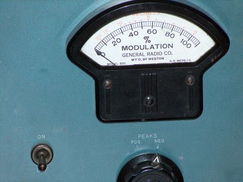 General radio modulation monitor, model 1931A