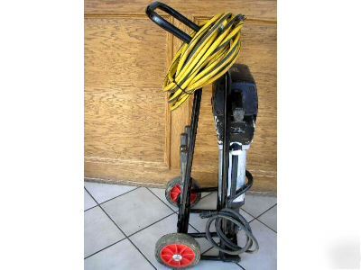 Kango 2500V demolition breaker jack hammer +cart bits