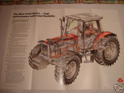 Massey ferguson 6100 series tractor sales brochure,