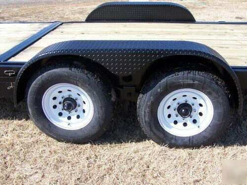 New 14K 18+18 tilt 2 car hauler tandem utility trailer 