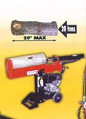 New logsplitter woodcutter w/6 hp engine free shipping 