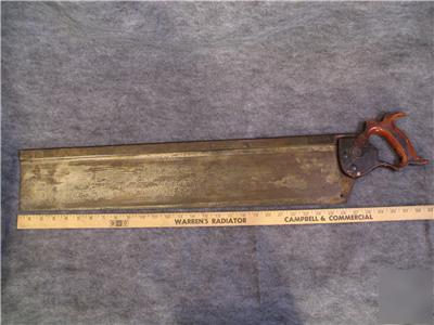 Old e.c. atkins backsaw antique