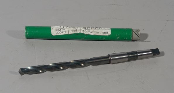 Precision twist drill high speed steel 23/64