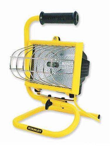 Stanley W12662 500 watt portable halogen worklight, yel