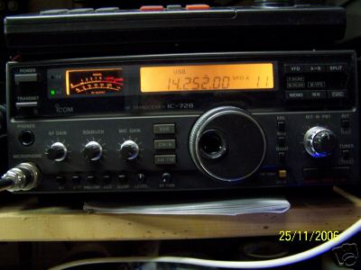 Icom ic-728 hf ham radio with ah-3 auto ant. coupler