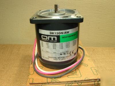 Induction motor oriental motor 3IK15GN-awu 