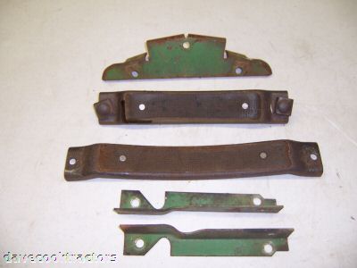 John deere 520 gas tank mounting brackets with clamps