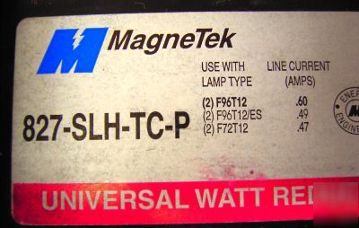 New magnetek fluorescent ballast type 1 outdoor