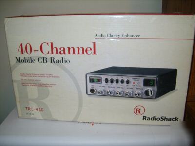 New radio shack trc-446 cb radio with noaa weather 