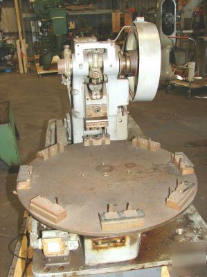 Perkins junior punch press turret wheel machine 120V