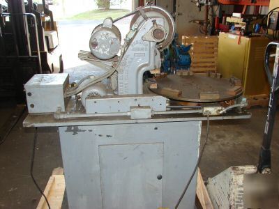 Perkins junior punch press turret wheel machine 120V