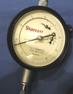 Starrett no. 25-611 machinist gauge set w case 