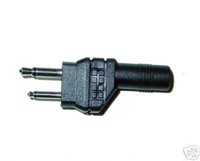 2 pin splitter for cobra two-way radios