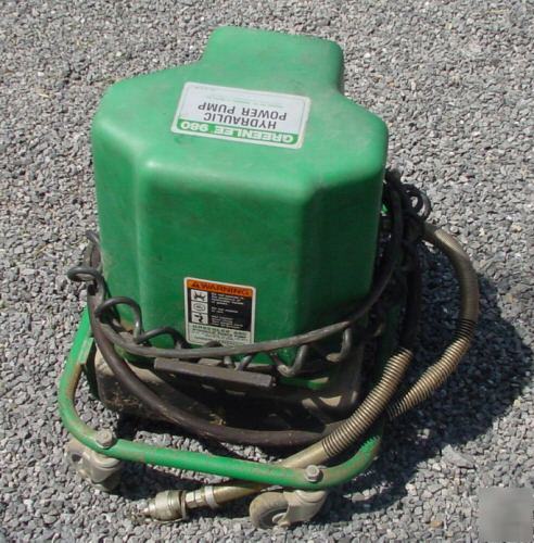 Greenlee 881CT 881 one shot hydraulic pipe bender